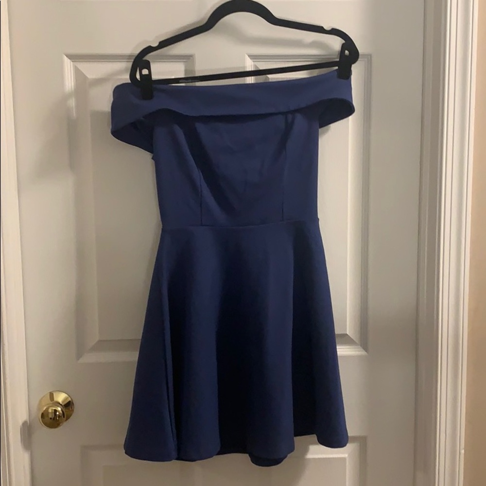 Off the shoulder Lulus A-line dress